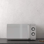 Charger l’image dans la visionneuse de la galerie, Micro-ondes avec grill 800 W – 20 L, technologie 3D, finition argent miroir