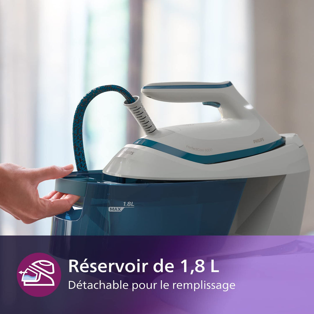 Générateur de vapeur 2400 W – pression 6,5 bars, effet pressing puissant