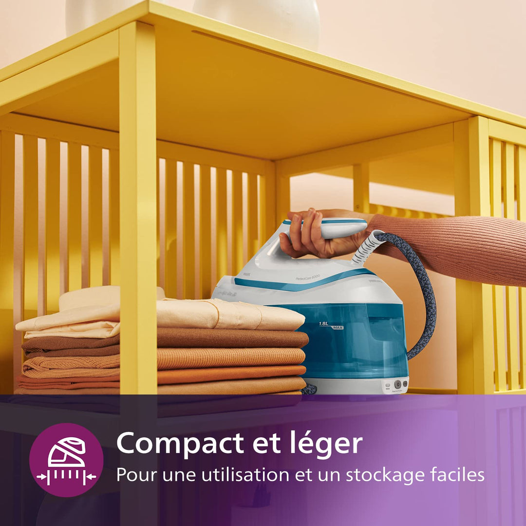 Générateur de vapeur 2400 W – pression 6,5 bars, effet pressing puissant